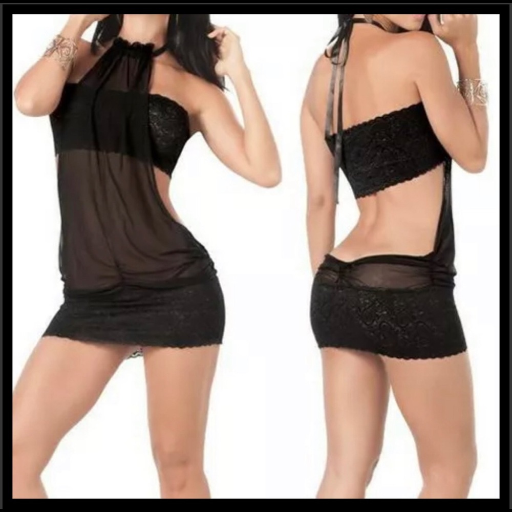 Sheer & Sexy 3pc Dress Set